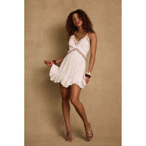 12th Tribe Essence White Trapeze Mini Dress Size XSXS